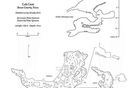 Cub Cave profile map