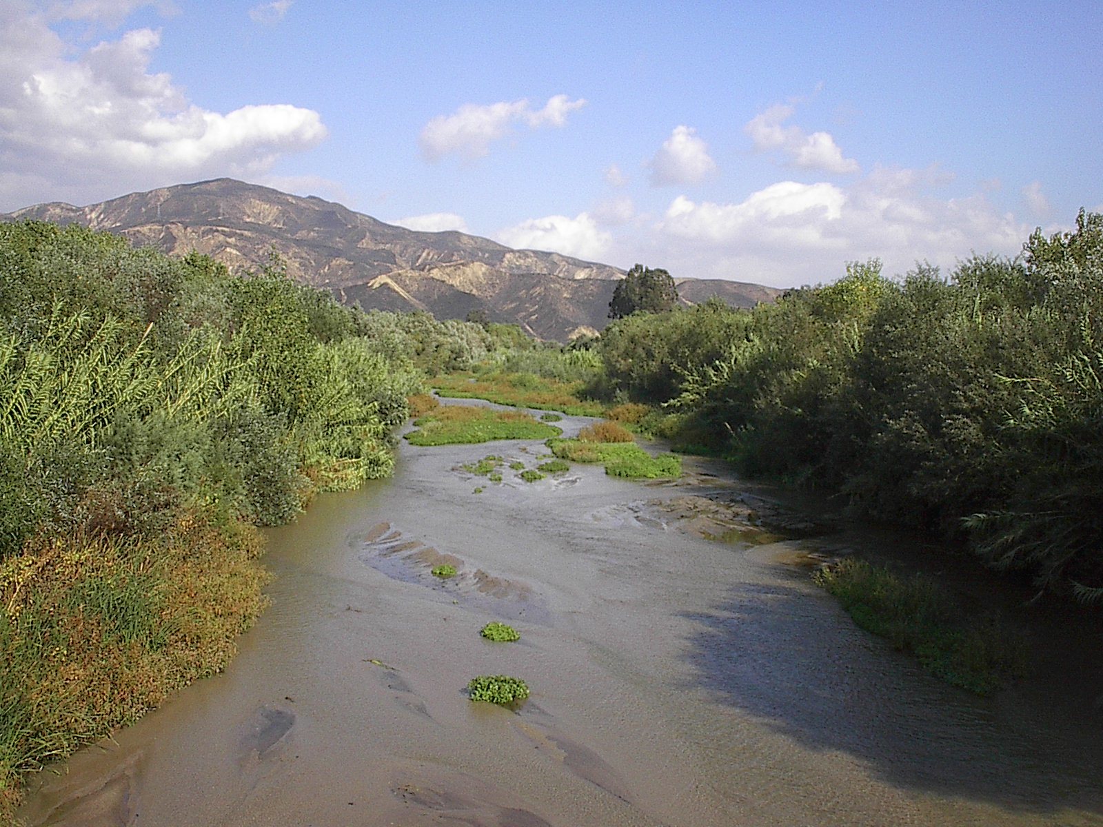 Santa Clara River near Lake Piru, Ventura County, California