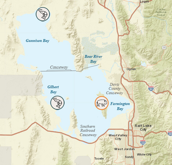 USGS Great Salt Lake Hydro Mapper