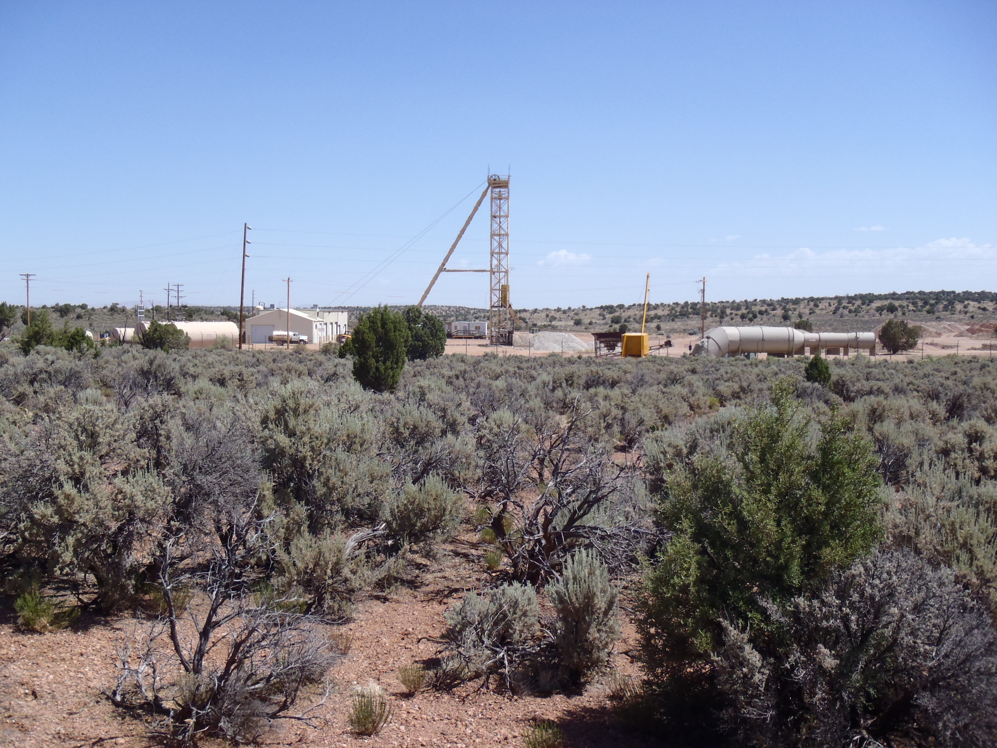 Arizona 1 Mine site equipment and buildings