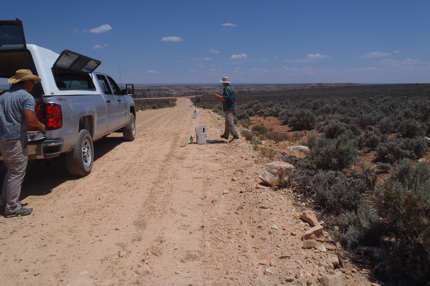  Collecting soil samples 12 