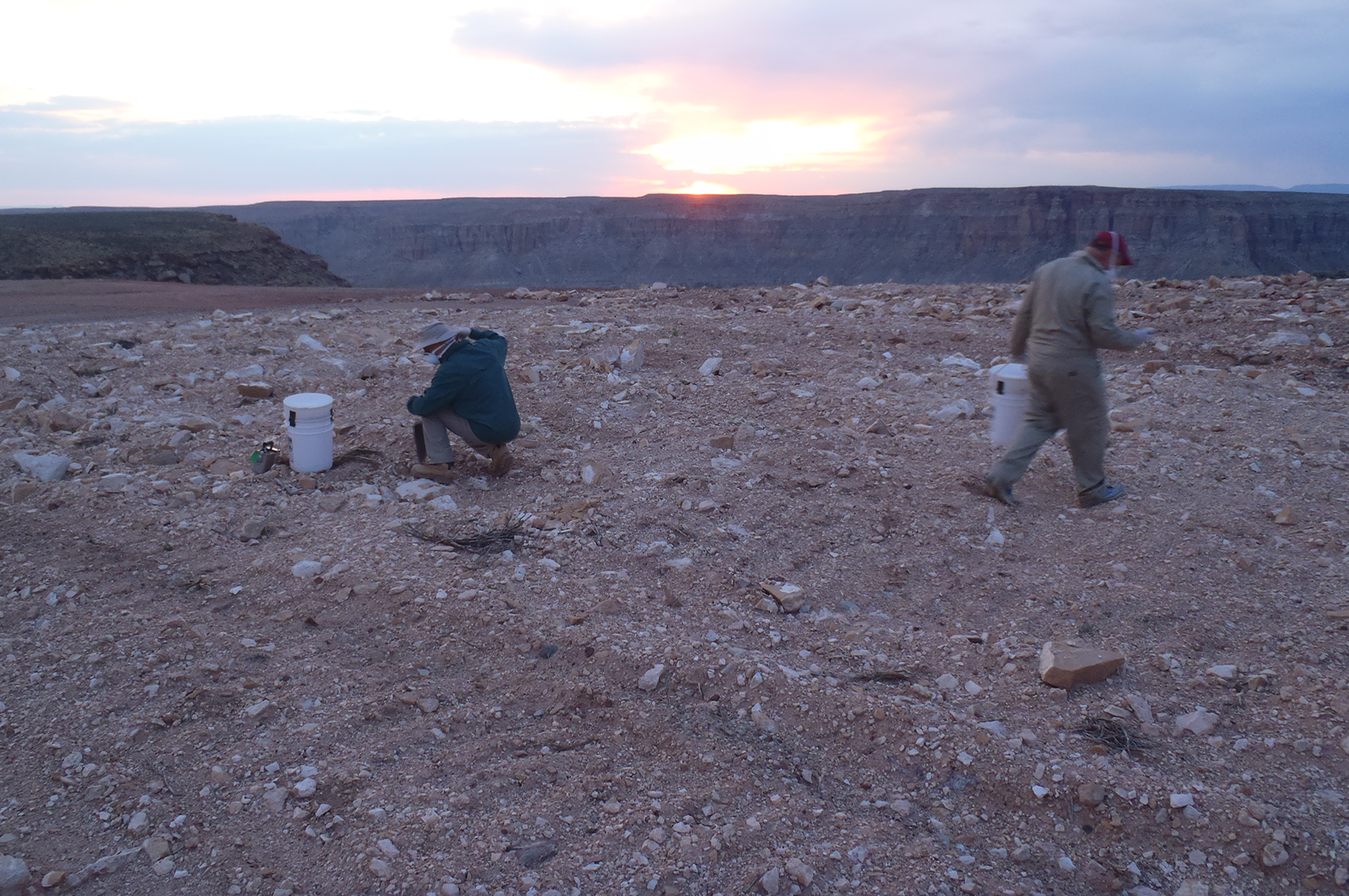  Collecting soil samples 20 