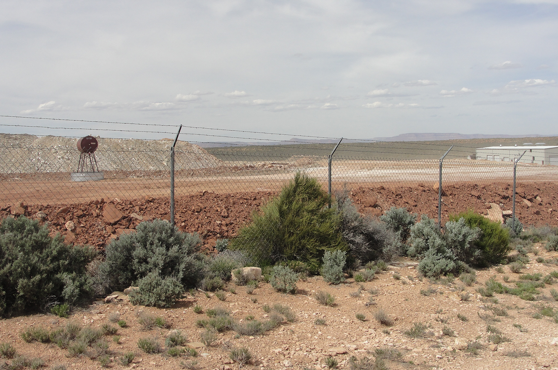  Kanab during reclamation, fence 