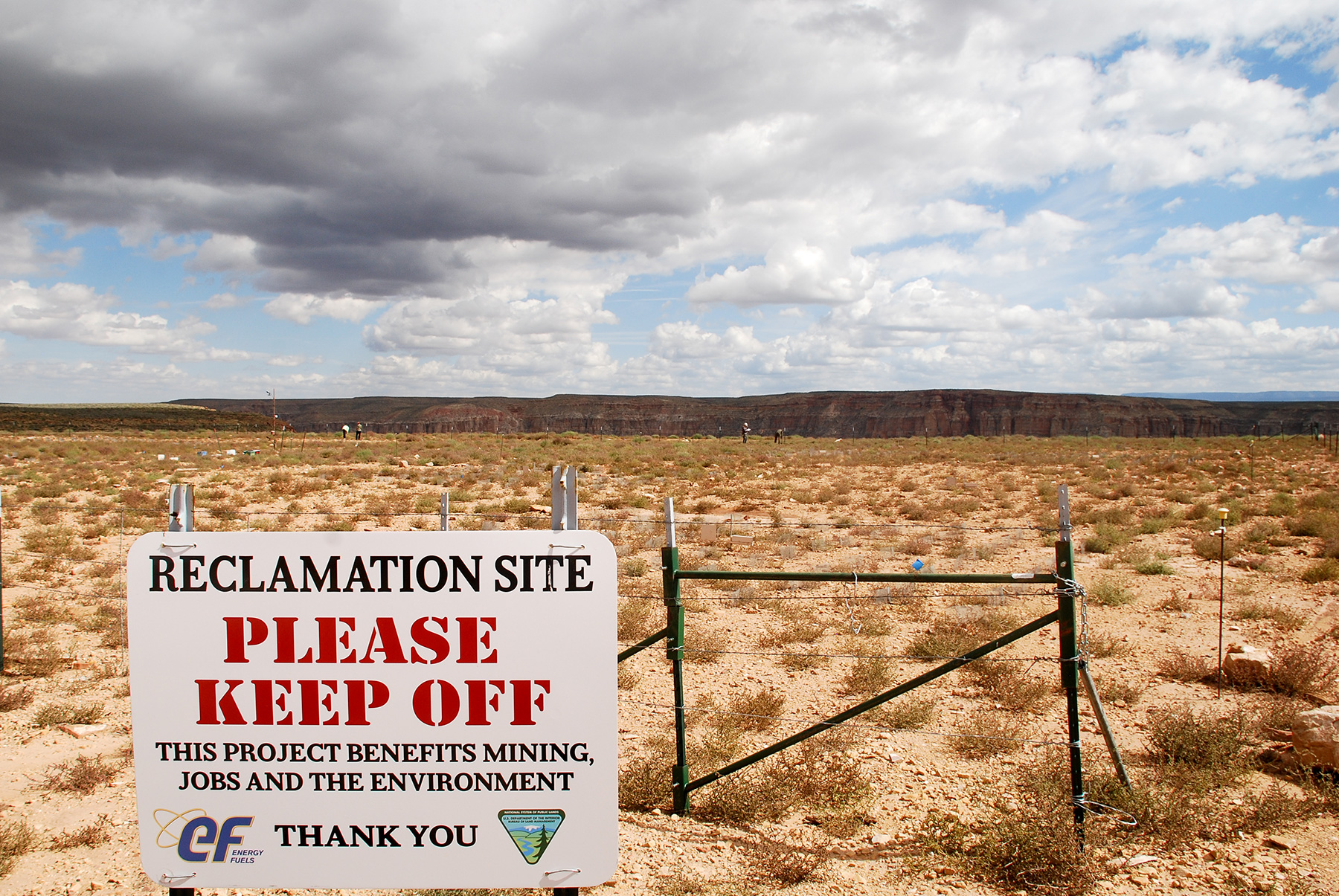  Reclamation site sign 