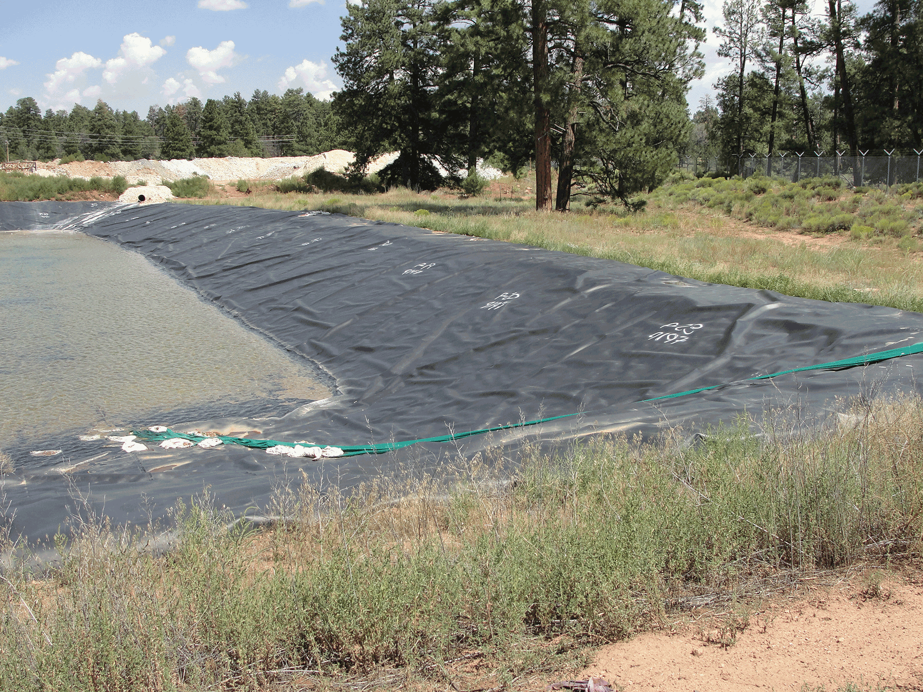  Containment pond, low 